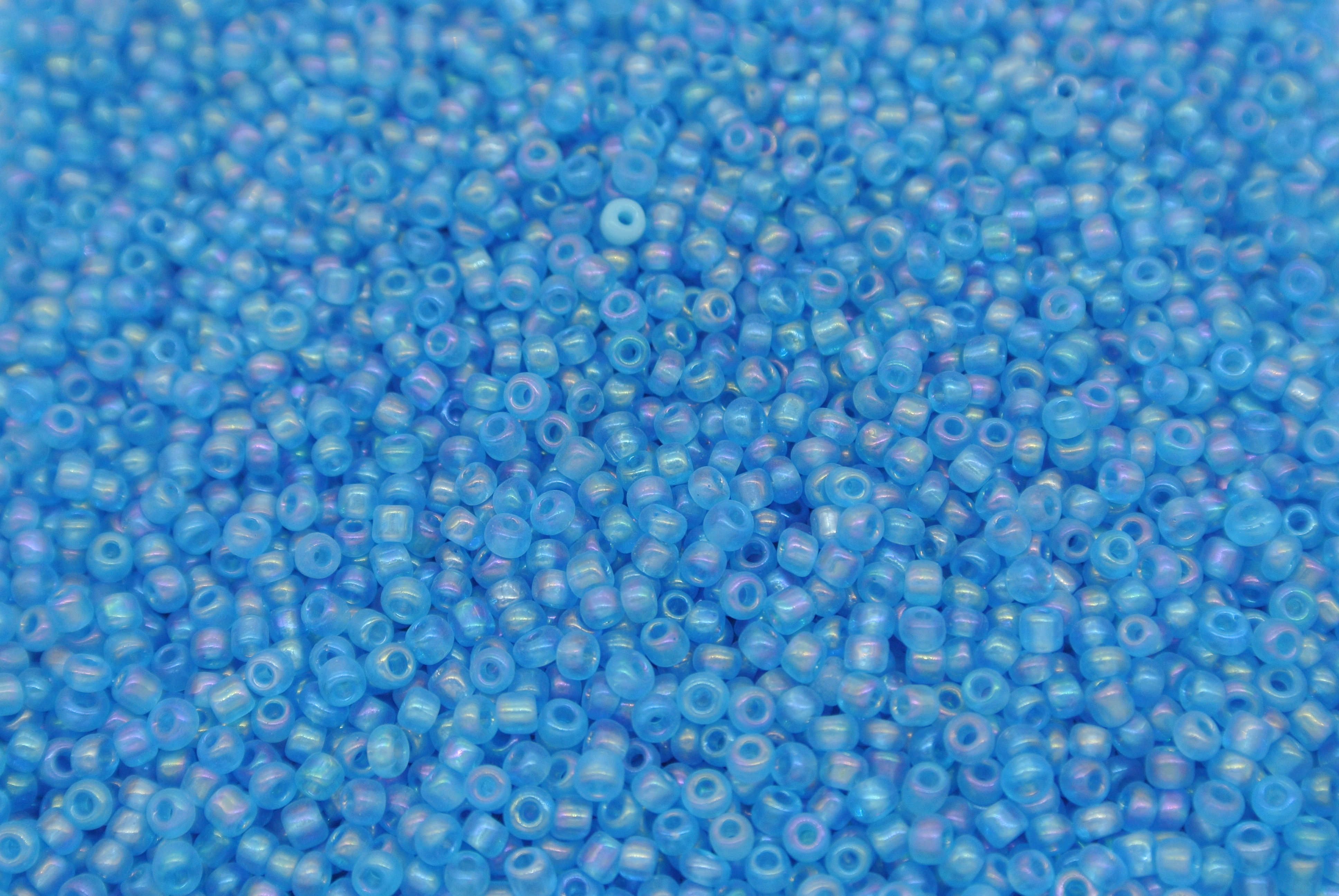 Seed Beads -11/0 size #403 Pearl Blue 1Pound